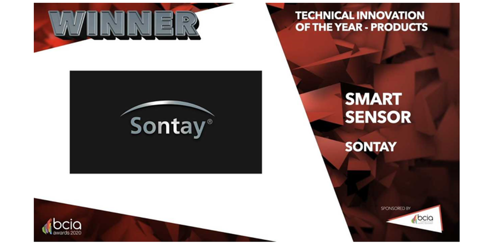 Sontay's smart sensor wins BCIA award for technical innovation