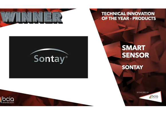 Sontay's smart sensor wins BCIA award for technical innovation