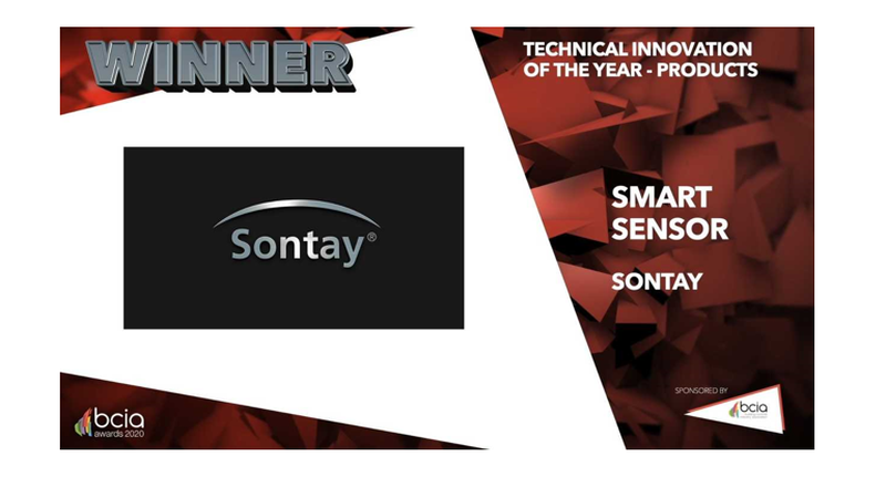 Sontay's smart sensor wins BCIA award for technical innovation