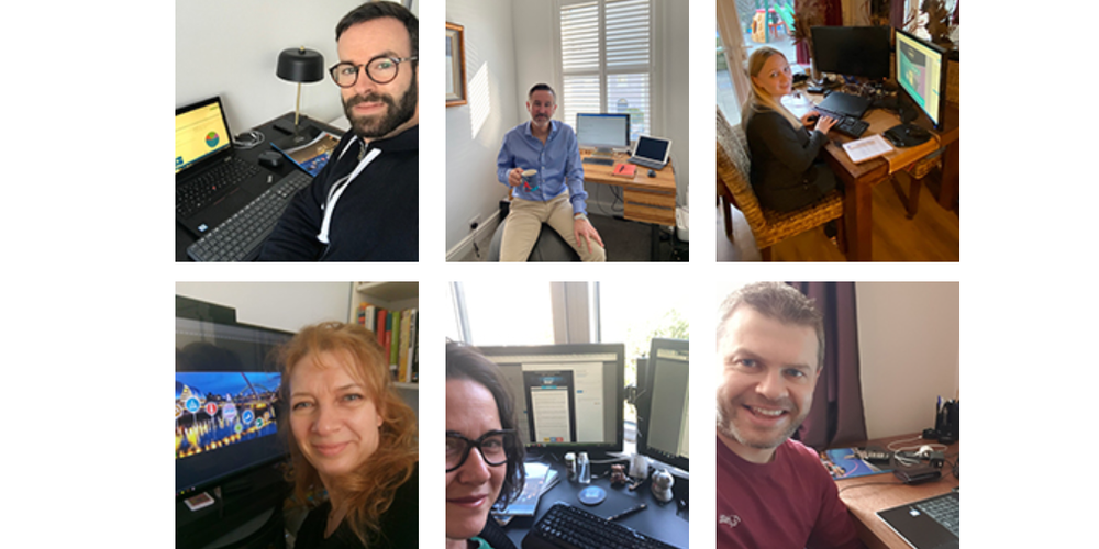 The Sontay team remote working