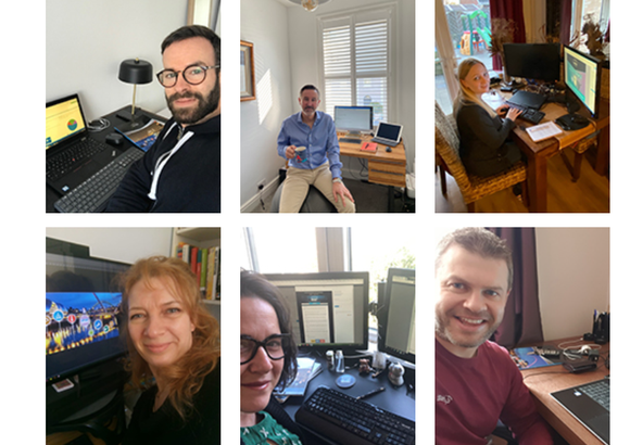 The Sontay team remote working