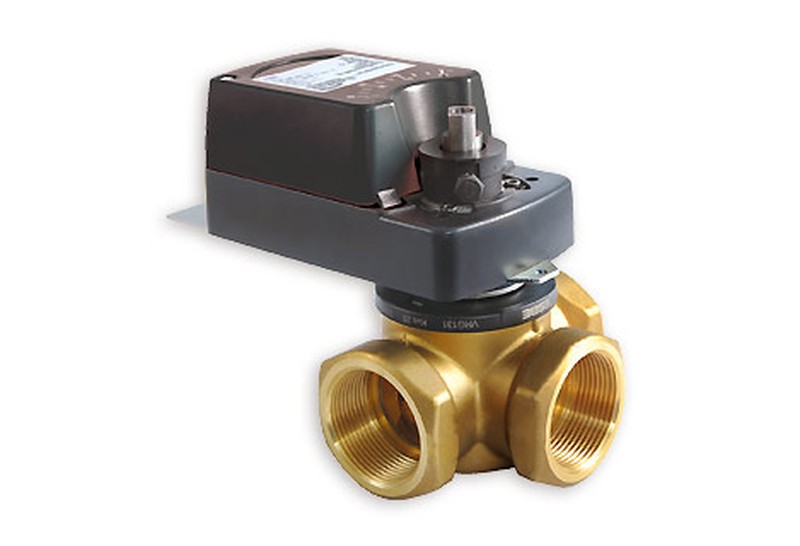 VR-G 3-port Screwed Brass Roatarry Shoe Valves